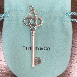 Tiffany & Co. Sterling Silver Crown Keys Pendant
